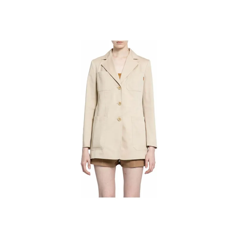 MaxMara Single Breasted Long Sleeved Blazer-0