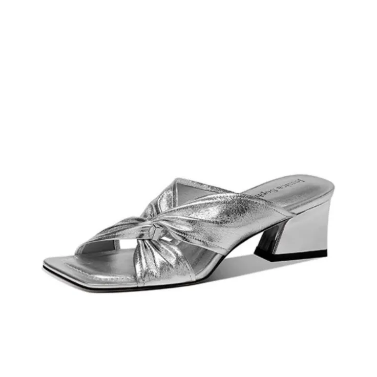 JESSICA SOPHIA Rubber Sole Slip Resistant Abrasion Resistant Slide Slippers Women's-5
