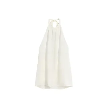 ZARA Tank Tops Women's Frosted White