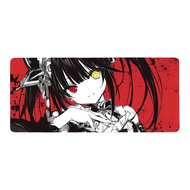 DANYIN Kurumi Tokisaki Extra Large Esports Computer Table Mats Anime Keyboard Pad Mouse Pads-2