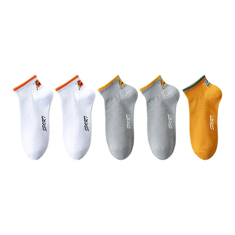 Cotton Gene No Show Socks Men's 5 Pack-11