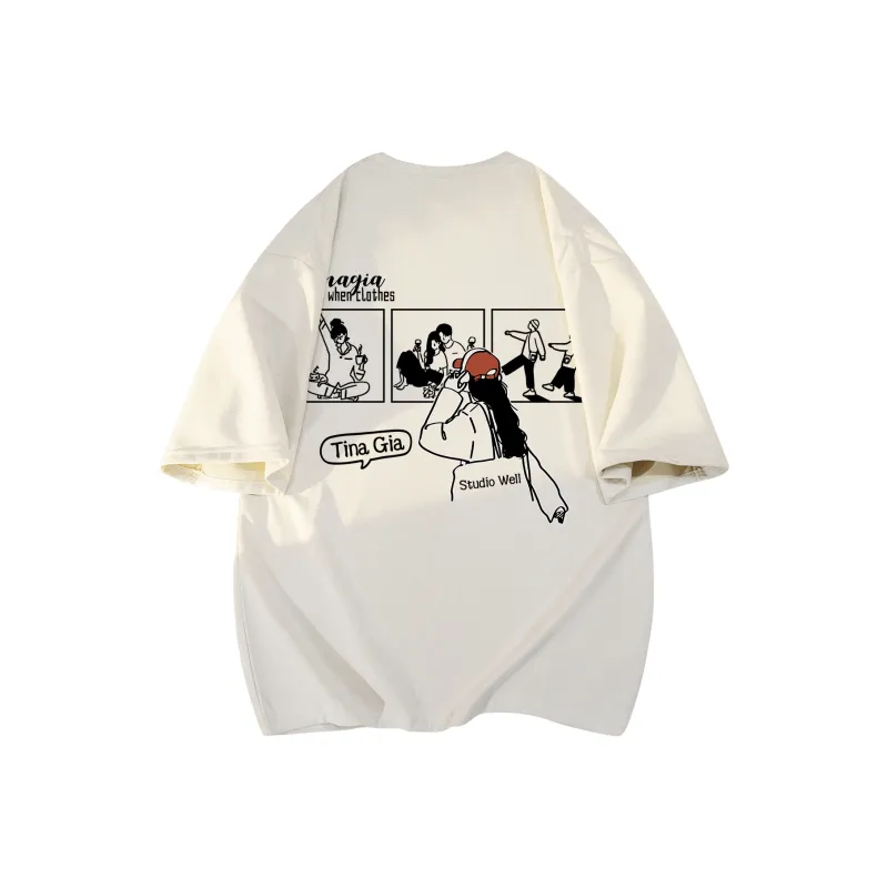 TINA GIA T Shirts Unisex-4