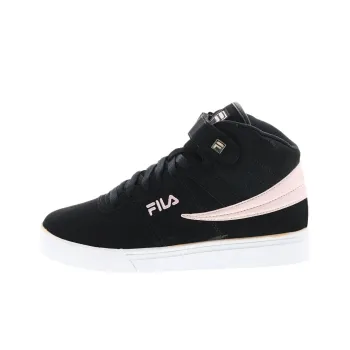 FILA Vulc 13 Collection Cushioning, Wear Resistant Mid Top Skateboard Shoes Women's Black