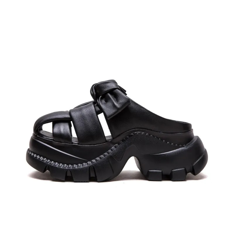 Jay Rubber Sole Woven Abrasion Resistant Closed Toe Slippers Women's-8