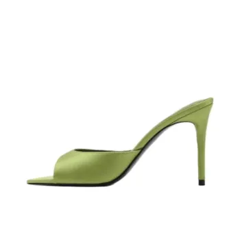 MANGO Abrasion Resistant Slide Slippers Women's Green