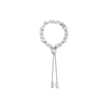 LOUIS VUITTON Metal Bracelets Unisex Silver