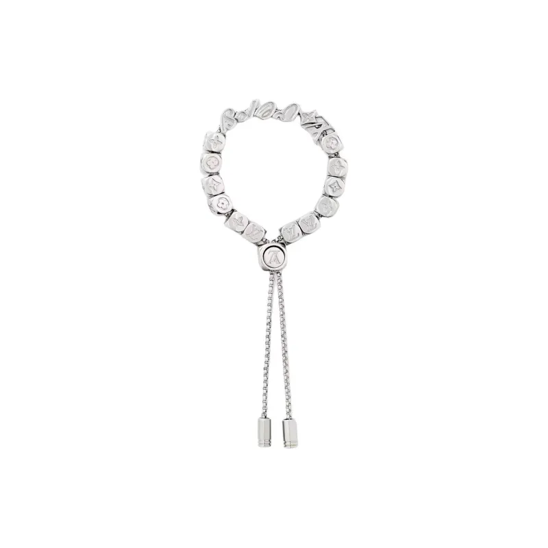 LOUIS VUITTON Metal Bracelets Unisex Silver-0