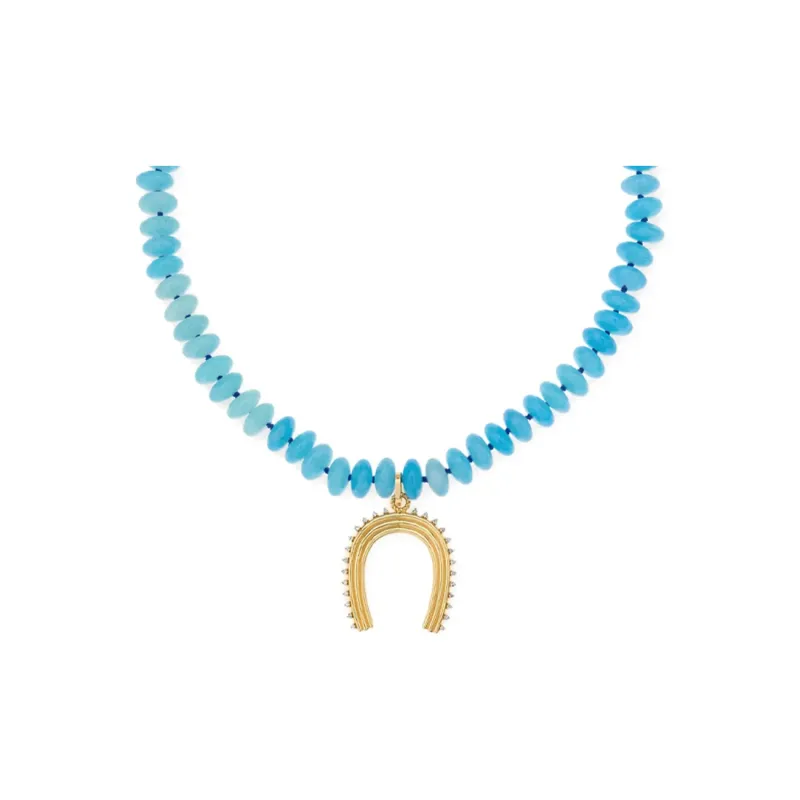 Adina Reyter 14K Yellow Gold Diamond And Jade Necklace-0