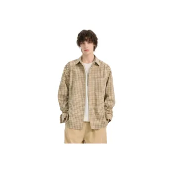 WILD LEADER Shirts Men Khaki[CW51585A24]
