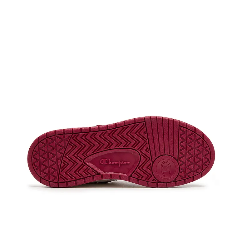Champion Balance Low Top Skateboard Shoes Unisex Milk White/Ember Red-4