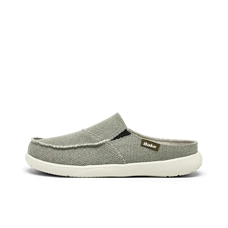 BAKE Odor Resistant Quiet Closed Toe Slippers Men's-6