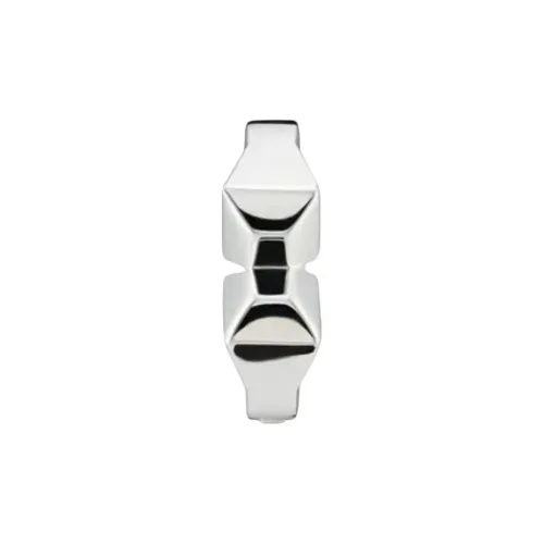 GUCCI 925 Sterling Silver Earrings Unisex Silver