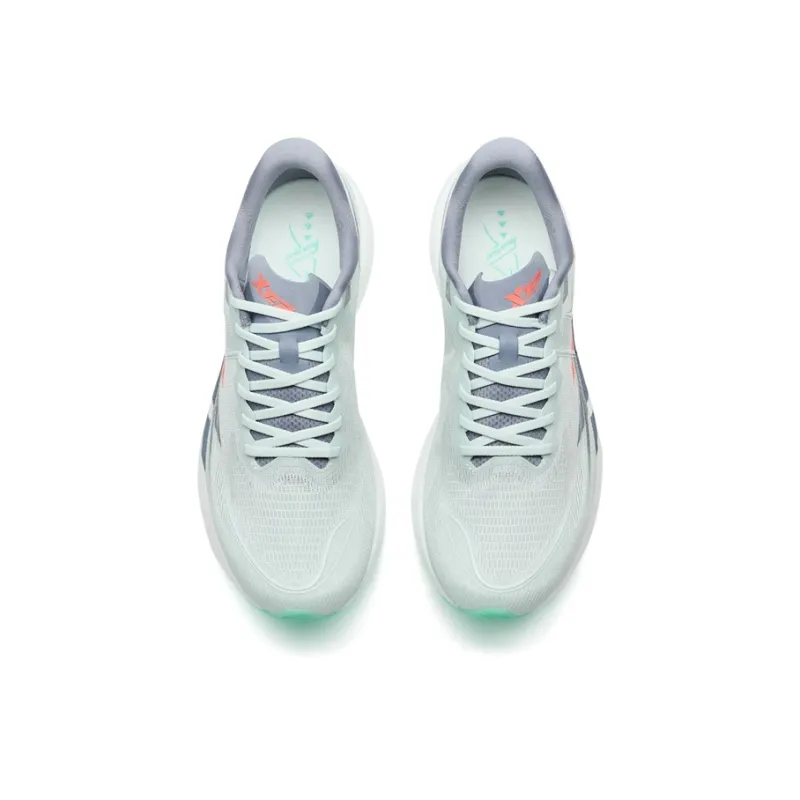 XTEP 360X 2.0 Running Shoes Men Low Top Moonstone Blue, Super Orange, Crystal Teal-3