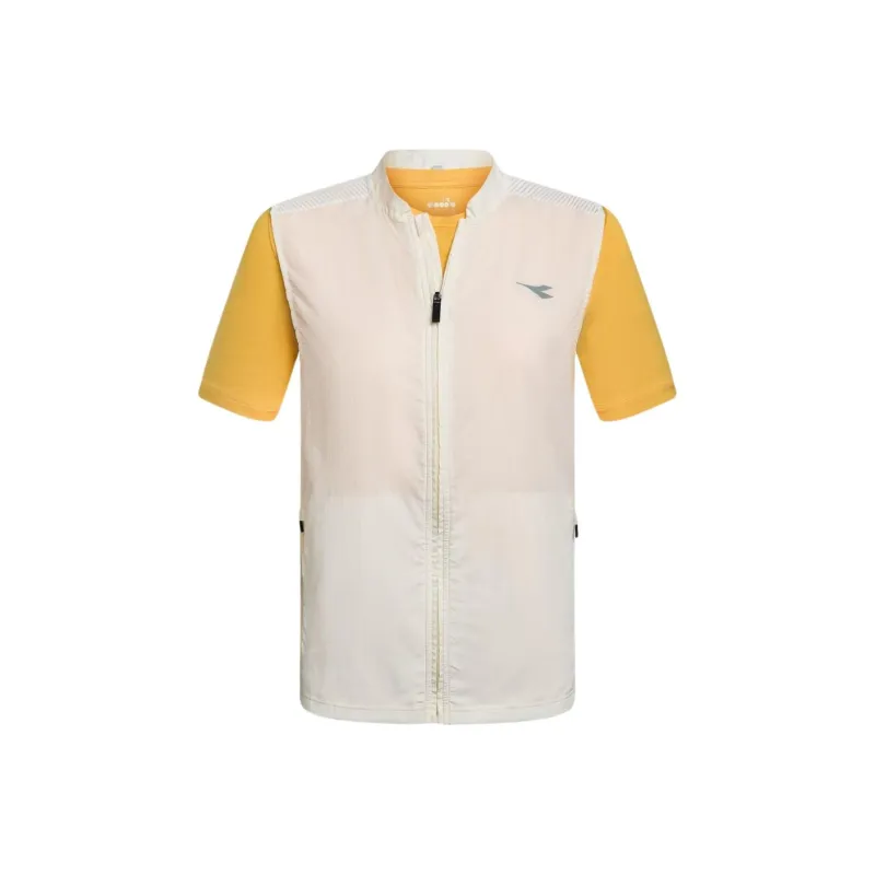 Diadora Shirt Women's Beige Yellow-0