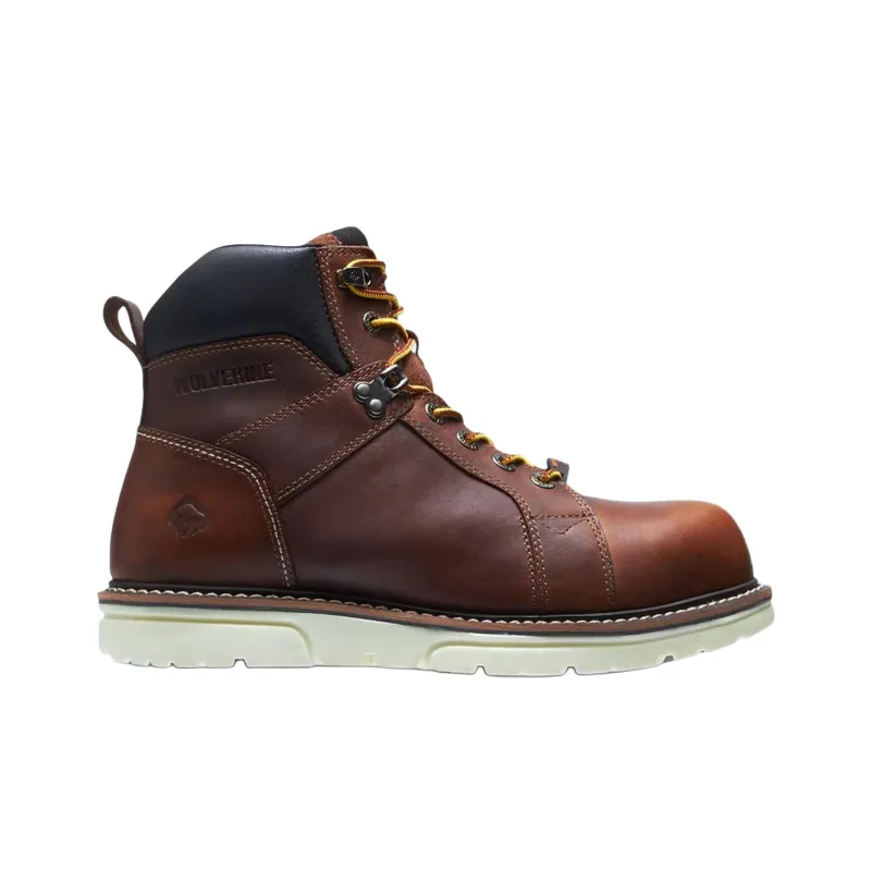 WOLVERINE I 90 Wedge DuraShocks 6' Wedge Boots Brown-1