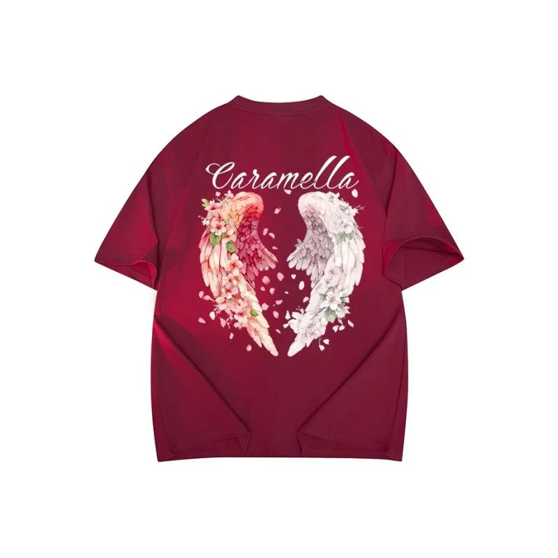 Caramella Drop Shoulder Sleeve T Shirt Women's-13