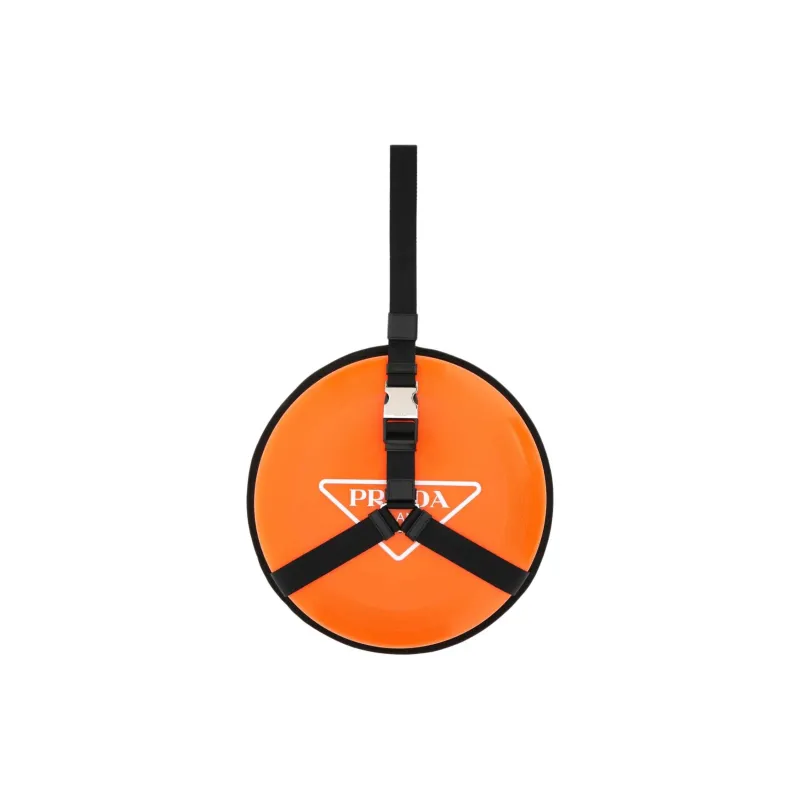 PRADA Frisbee Plastic, Nylon Unisex Circumference 29CM Orange-0