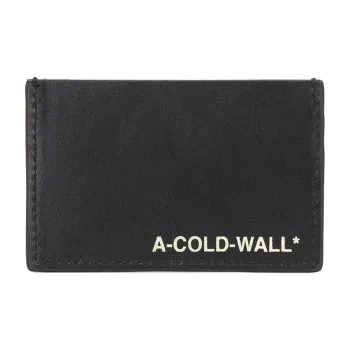 A COLD WALL* Cow Leather Card Holder Card Holder Unisex Black