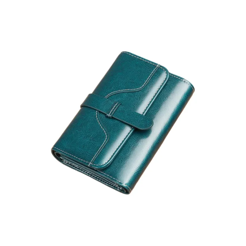 Gorora Cow Leather Wallet Regular Women's Multicolor-3