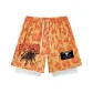 Yellow Leopard Print 3D Effect Spiders