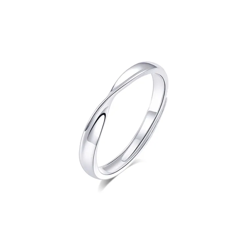 KUMET Sterling Silver Rings Unisex-5