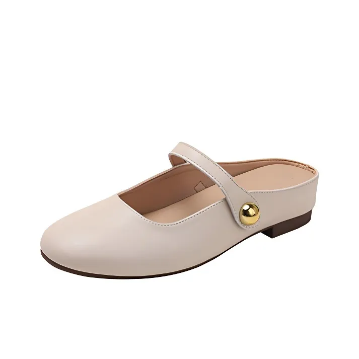 TATAYA Rubber Sole Abrasion Resistant Closed Toe Slippers Women's-3