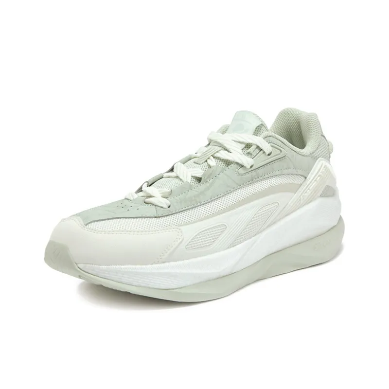 361° Anti Slip Wear Resistant Low Top Casual Shoes Women's Ore Gray Green-1