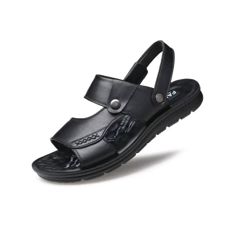 Bindu Beach Sandals Men Brown-1