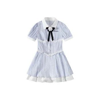 Manekniv Short Sleeved Dress Women's