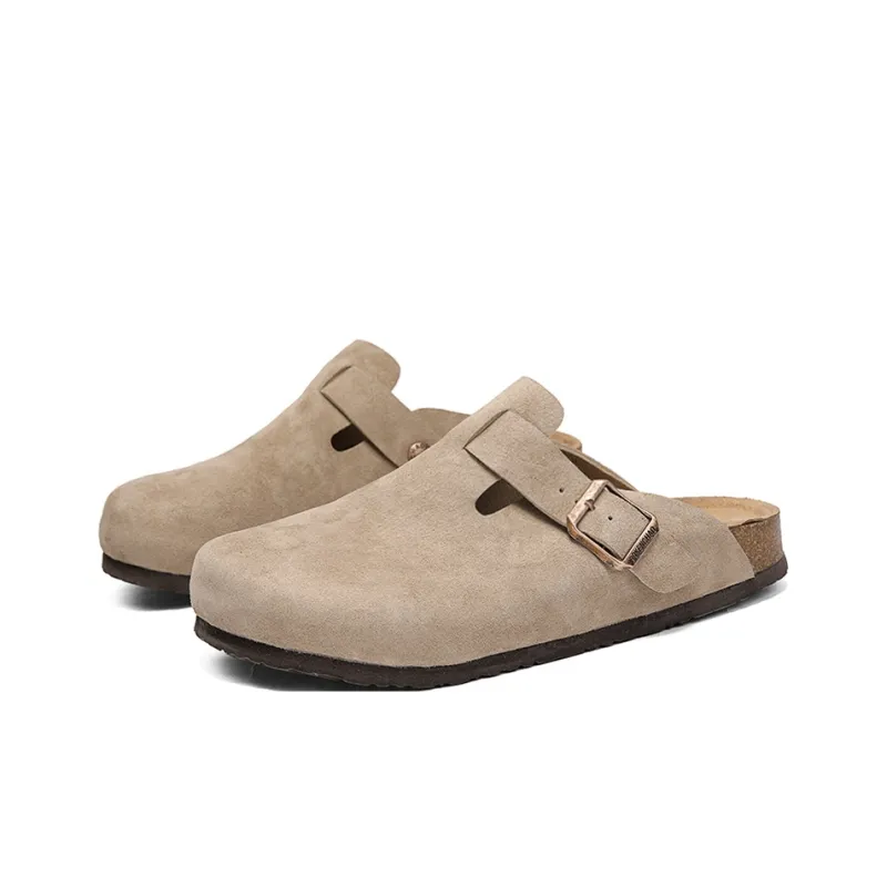FCMM Stitching Closed Toe Slippers Unisex Box Included-18