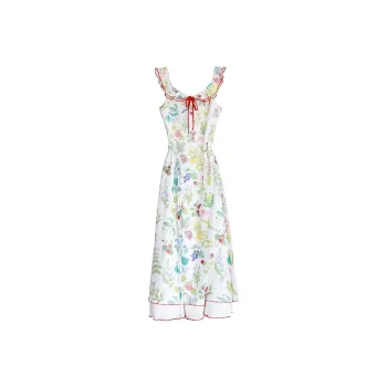 Mu Xiao Xin Slip Dresses Women's Floral