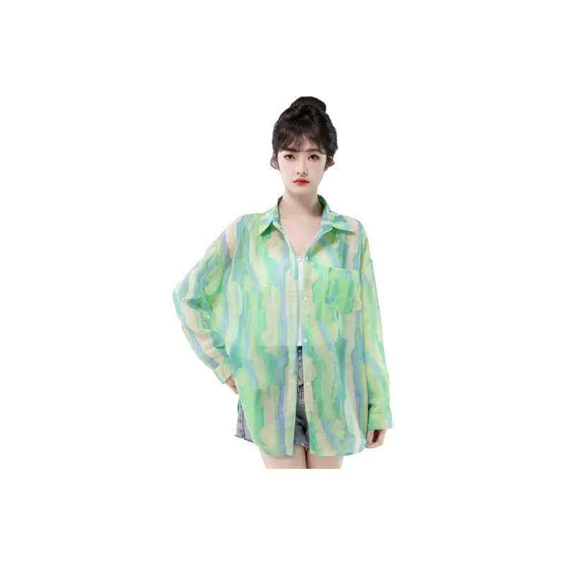 Flowers in water Shirts Women's Green-0