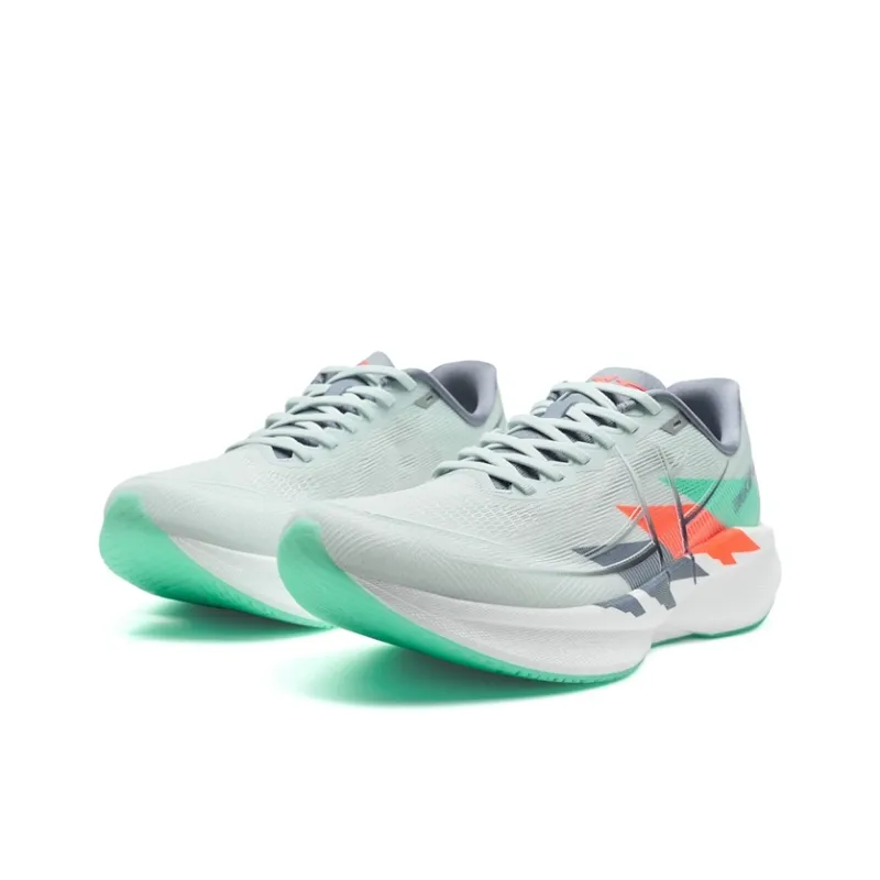 XTEP 360X 2.0 Running Shoes Men Low Top Moonstone Blue, Super Orange, Crystal Teal-2