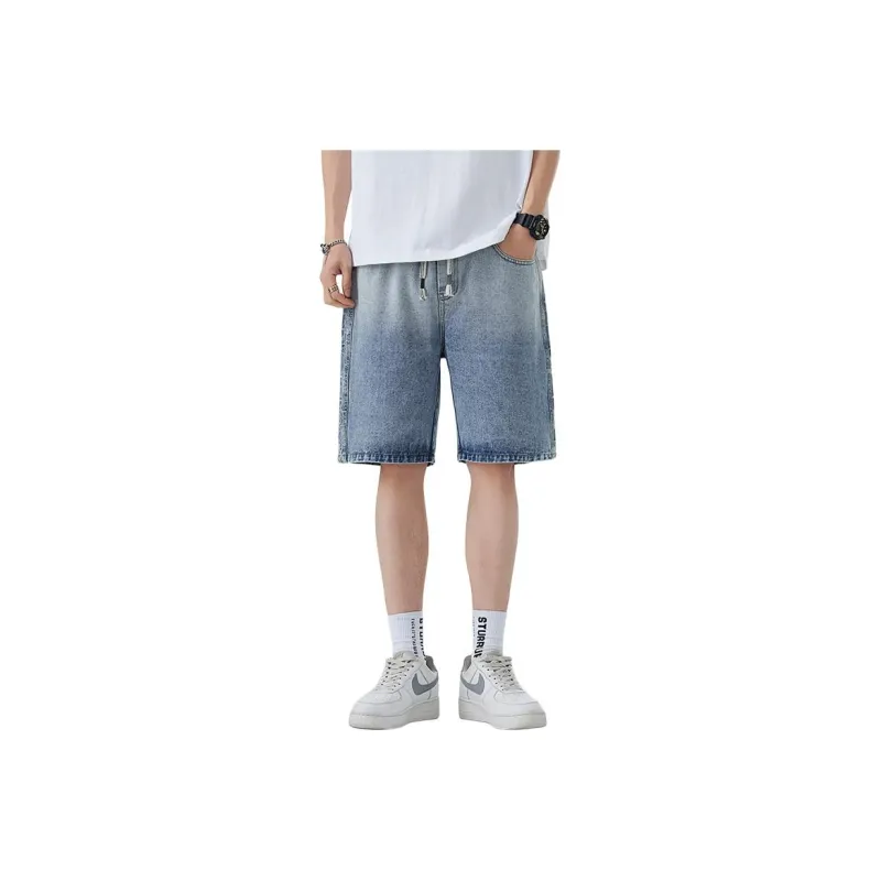 Izexx Denim Shorts Men Light Blue-0