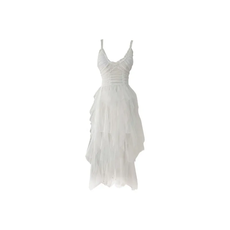GUOZHEN Sleeveless Dress Women's-0