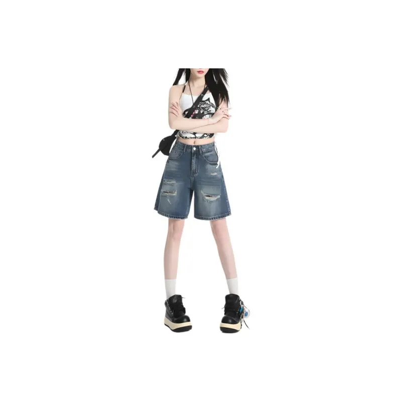 LCEVHZ'S Denim Shorts Women's-0