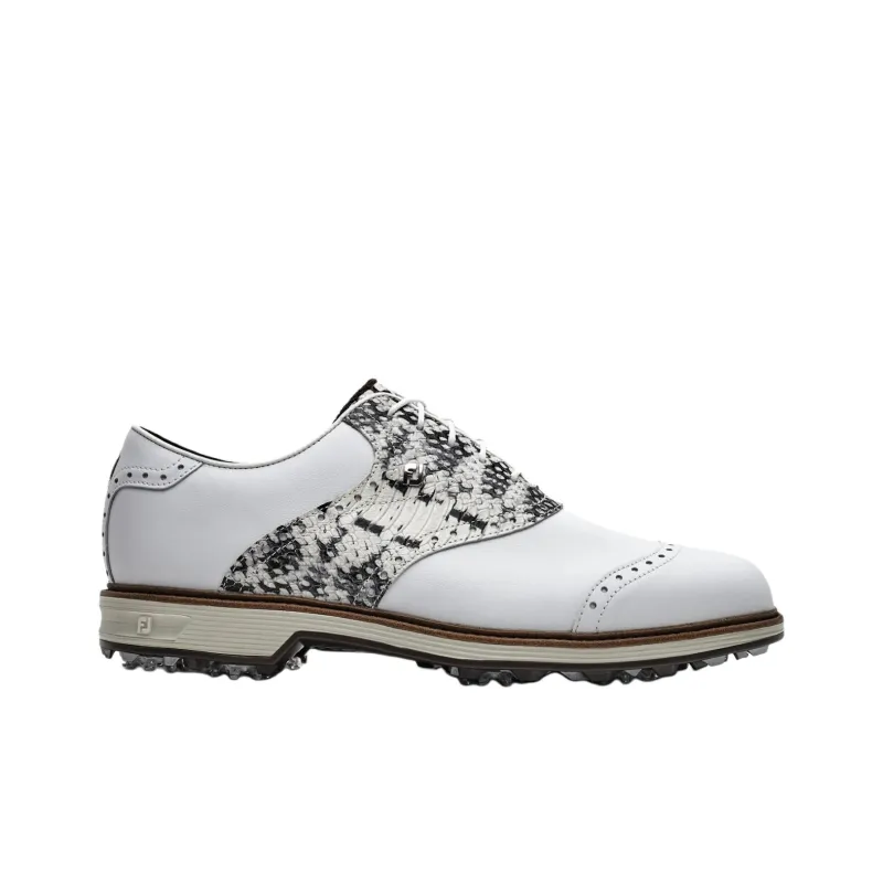 FOOTJOY Premiere Anti Slip Wear Resistant Low Top Golf Shoes Men's White Gray-1
