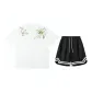 2-Pack (White Top+Black Shorts)