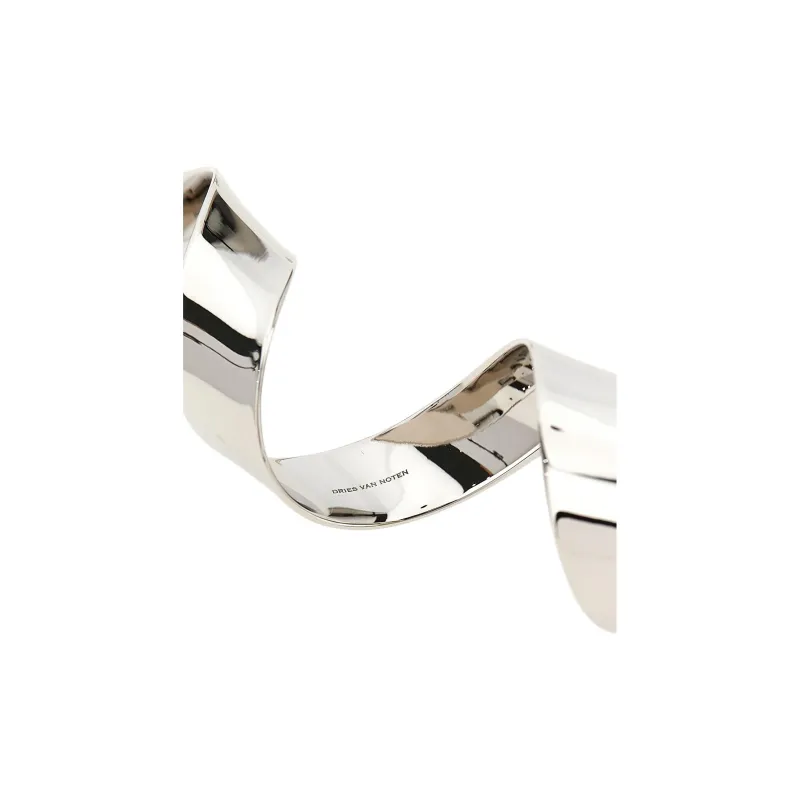 DRIES VAN NOTEN Brass Necklaces Women's Silver-2