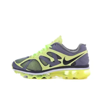 Nike Air Max+ Anti Slip Wear Resistant Low Top Running Shoes Women's Gray Yellow