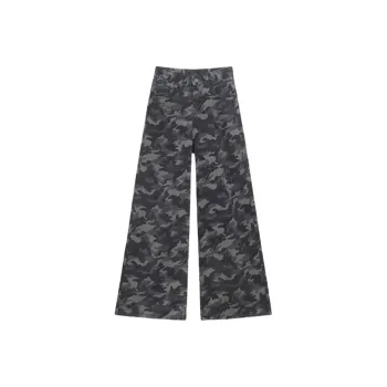 TIBINB Jeans Women's Camouflage