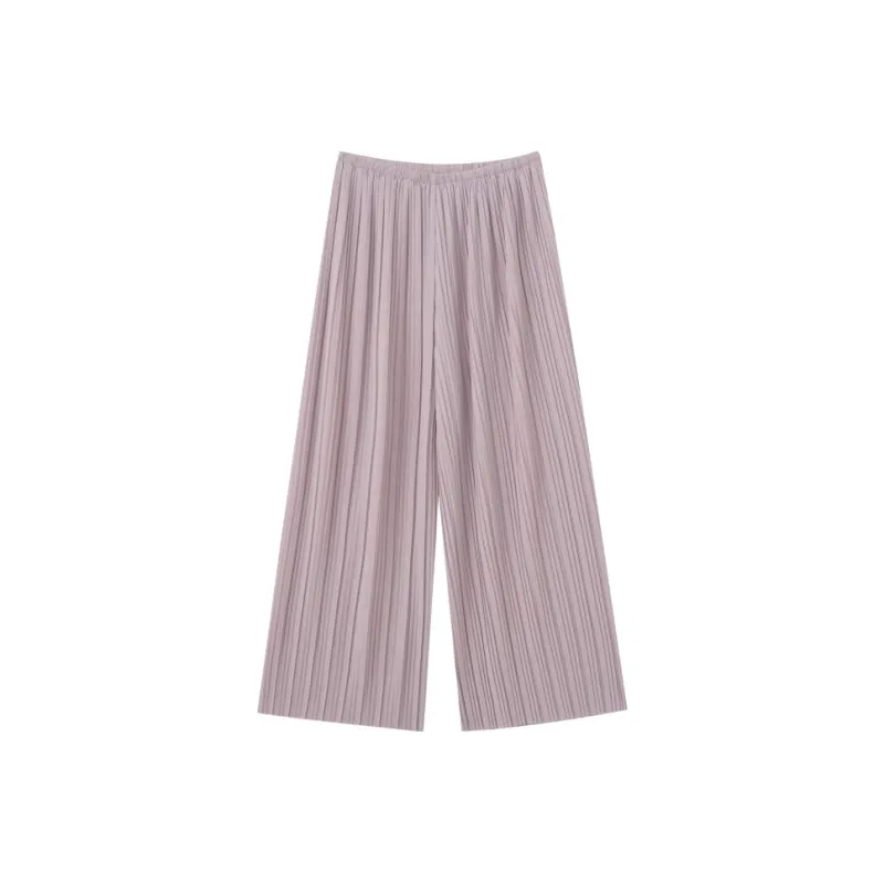 Homemade Willow Silk Casual Pants Women's-0
