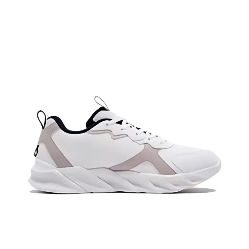 361° Wear resistant And Lightweight Low Top Running Shoes Women's White Pink-1