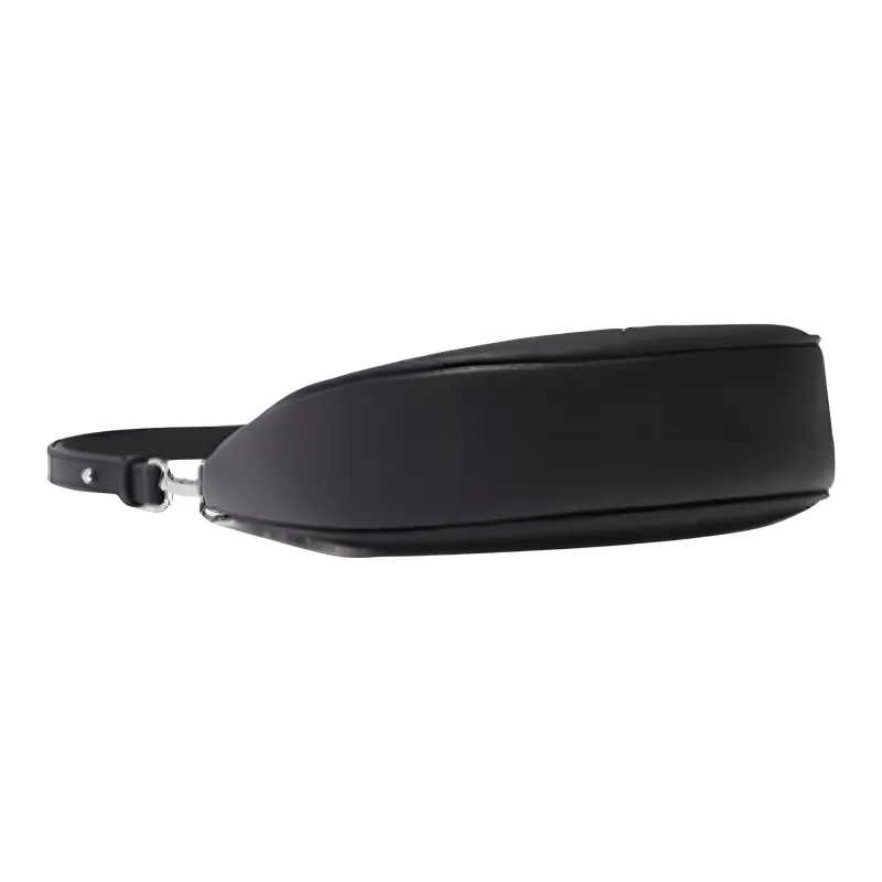 ORYANY Cow Leather Crescent Bag Shoulder Bag Crossbody Bag Women's Black-4