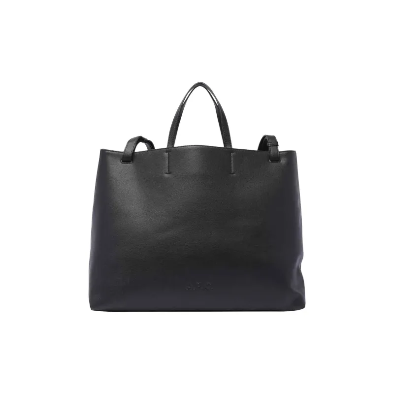 A.P.C Logo Embossed Large Tote Bag-1