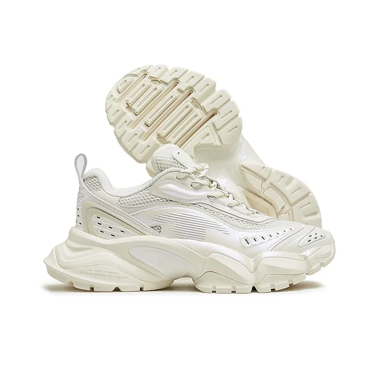 Champion Tooth Shark 2.0 Balance Low Top Chunky Sneakers Women's Nebula White/Milk White-1