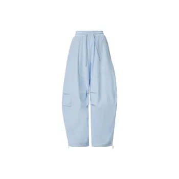 Wen Shan Casual Pants Women's Light Blue Pants