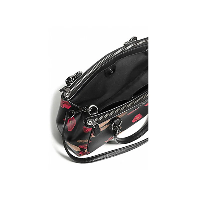 COACH Christie Leather Killer Bag, Shoulder Bag, Crossbody Bag, Handbag Tubas Women's Black-4