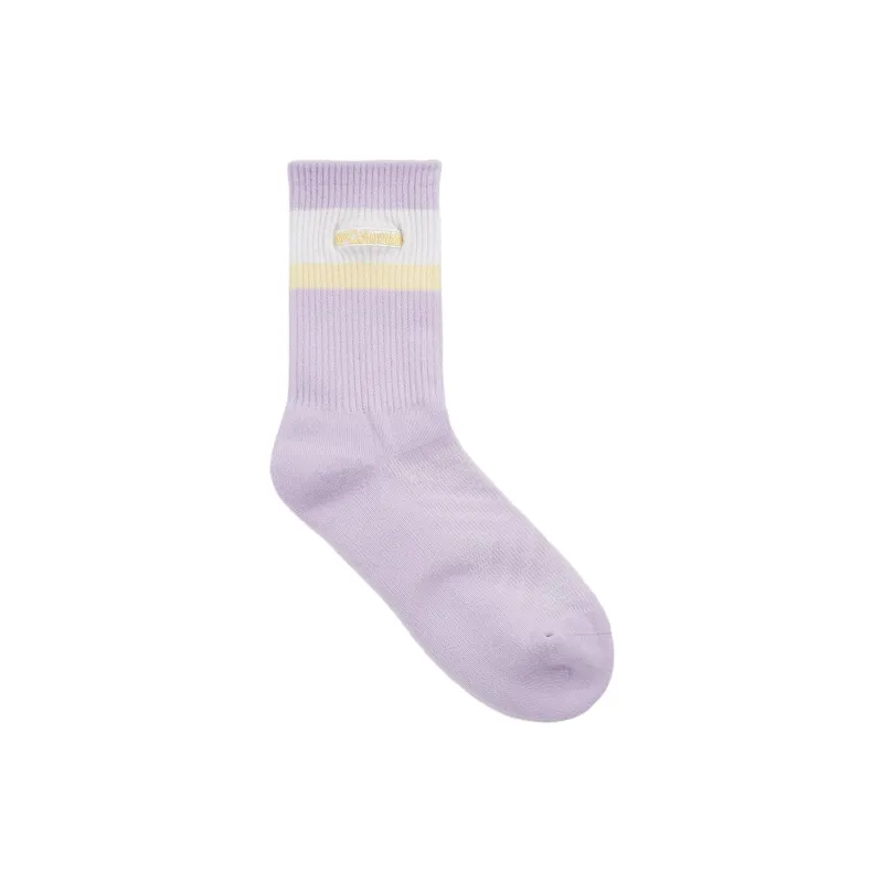 Columbia Mid Calf Socks Unisex 1 Pack Purple-1