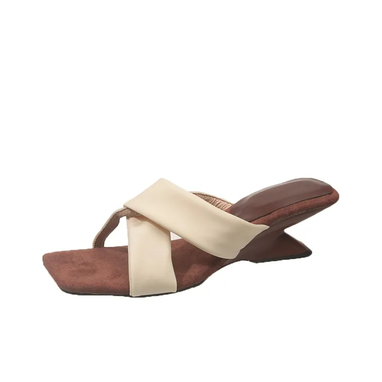 Puppytown Rubber Sole Odor Resistant Slip Resistant Abrasion Resistant Slide Slippers Women's-0